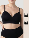 2-Pack Ultimate Comfort Wireless Support Bra