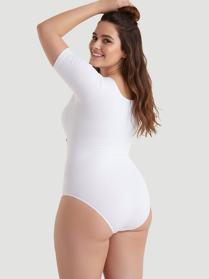 Short-Sleeve Seamless Sculpt Shapewear Bodysuit