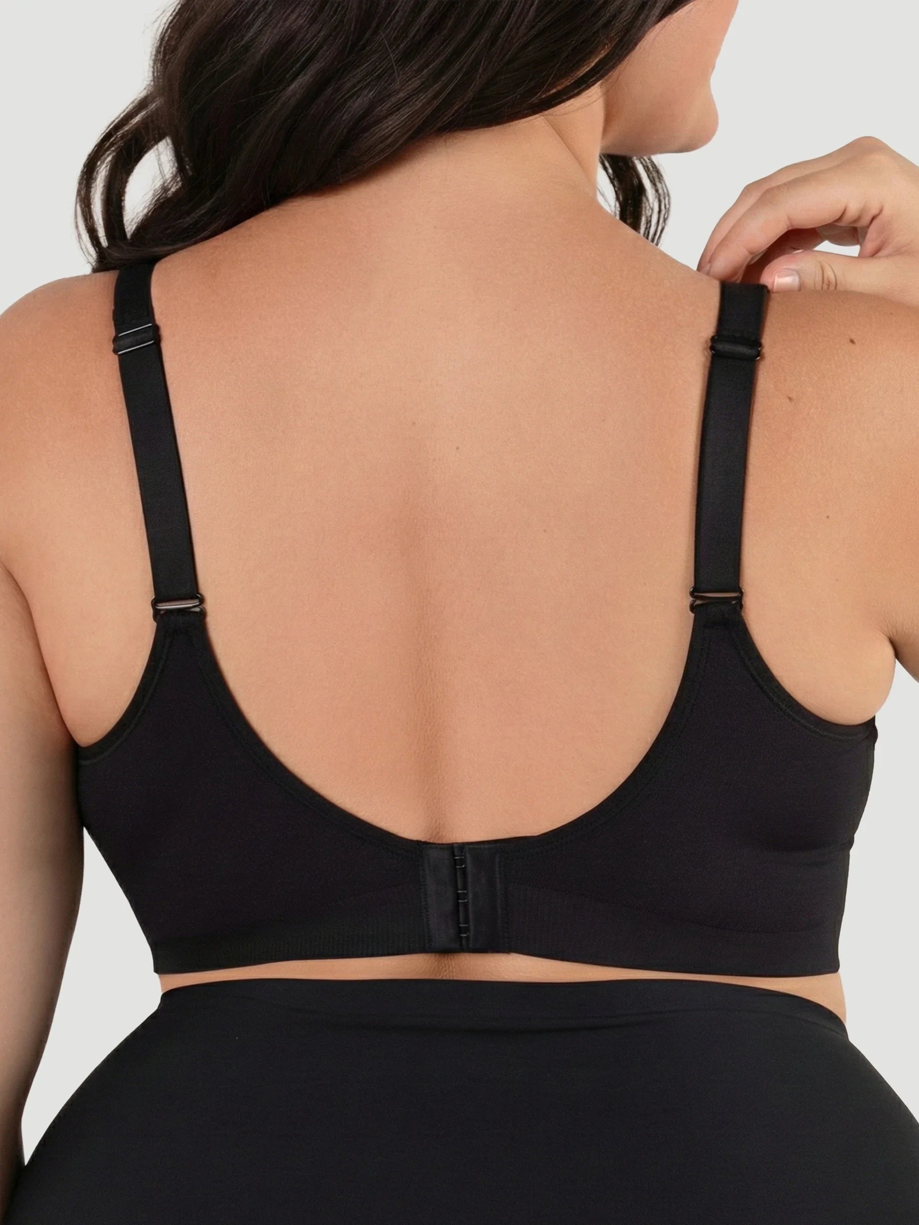 2-Pack Adjustable Wire Free Shaper Bra (Cups A-FF) + FREE Bra Extender