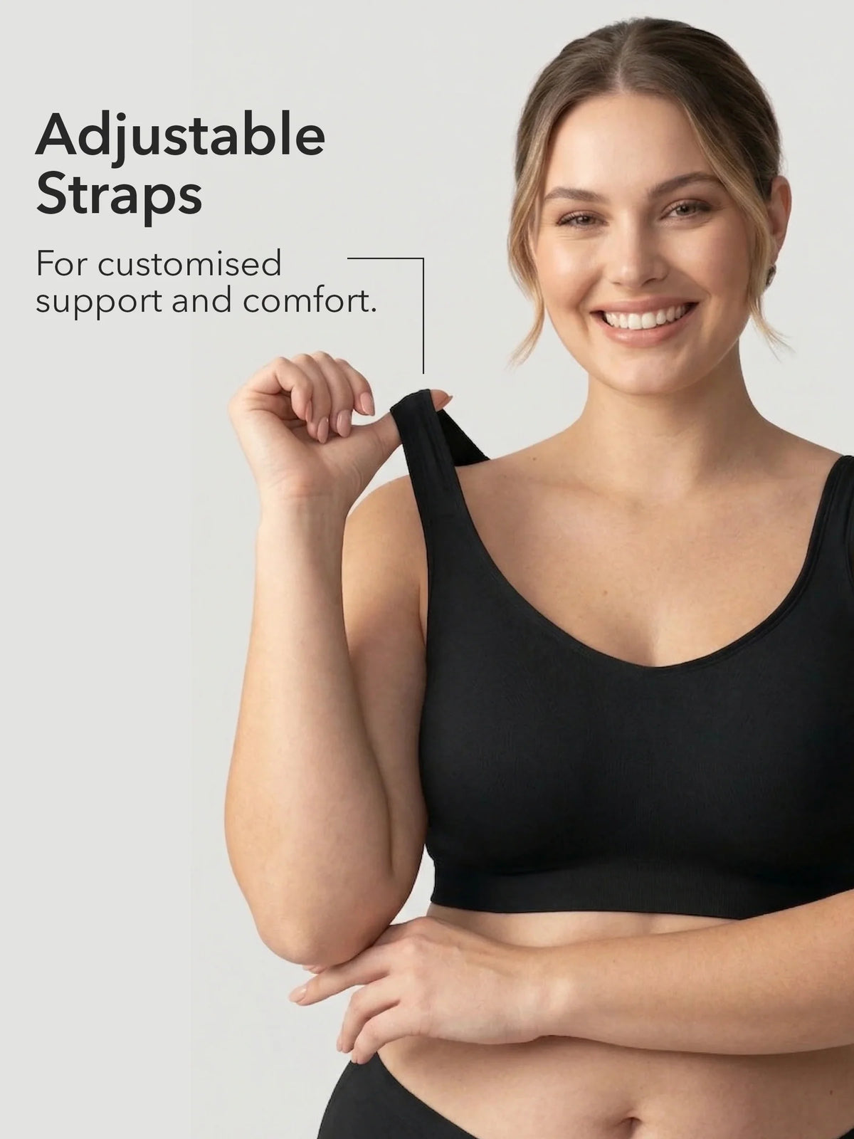 SPECIAL OFFER: Adjustable Wire Free Shaper Bra (Cups A-FF) + FREE Bra Extender 80% OFF