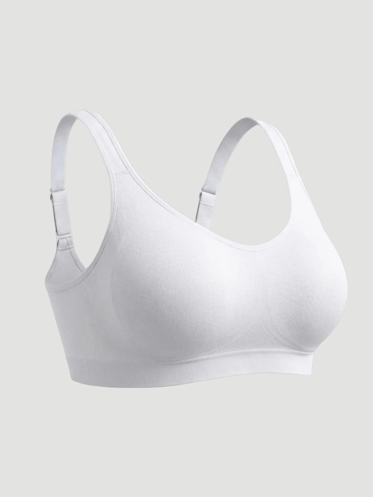 2-Pack Adjustable Wire Free Shaper Bra (Cups A-FF) + FREE Bra Extender