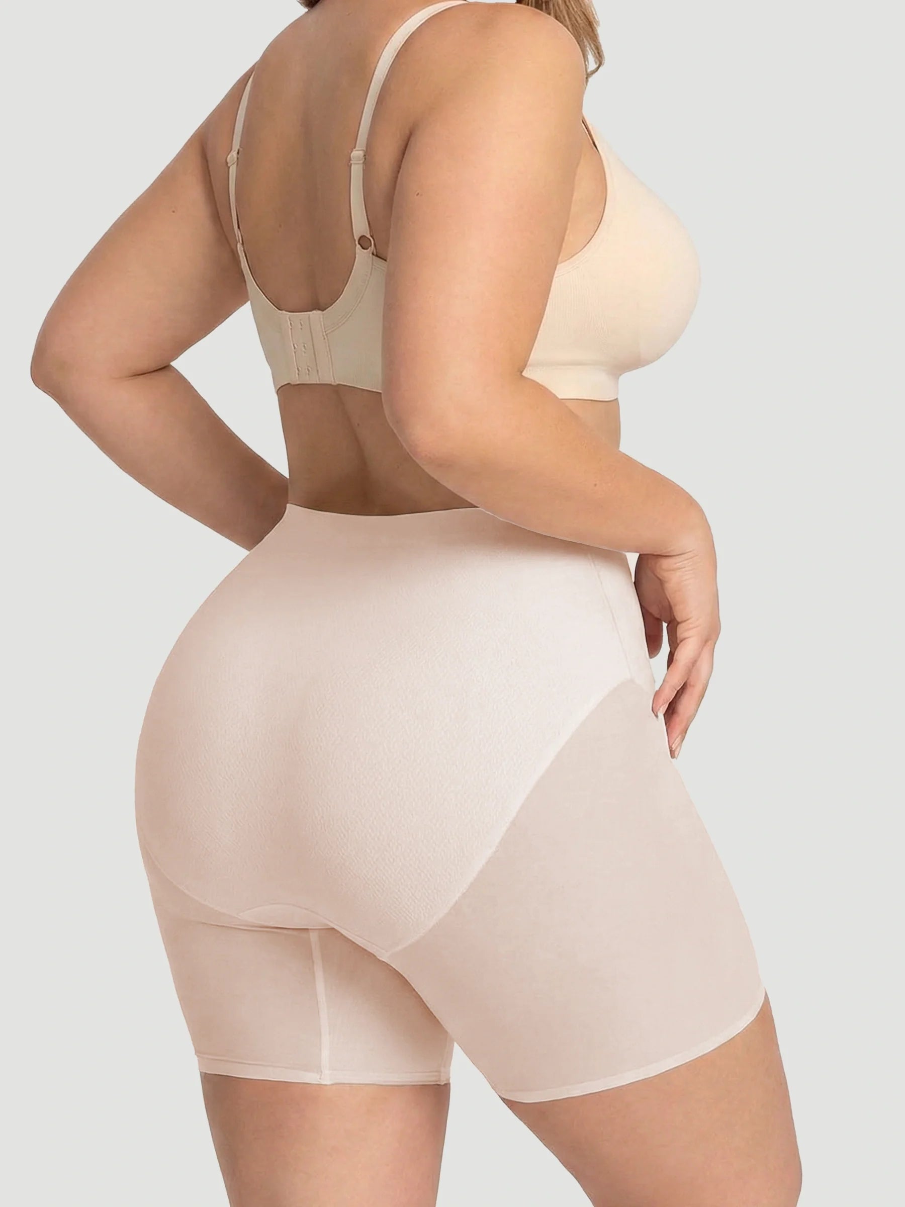 High Waisted Mesh Shaping Shorts
