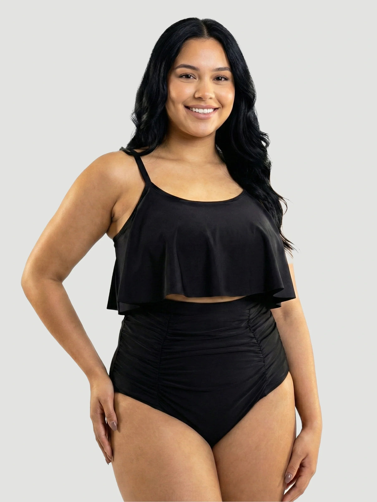 High Waisted Shaping Bikini Bottom