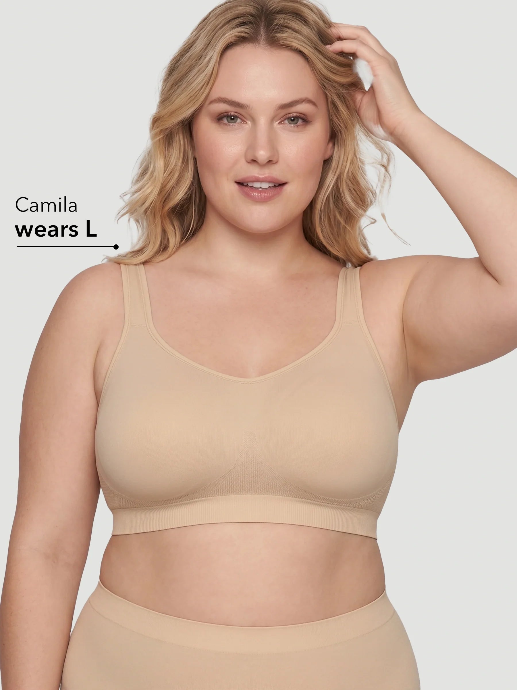 Wire Free Shaper Bra (Cups A-FF) + FREE Bra Extender