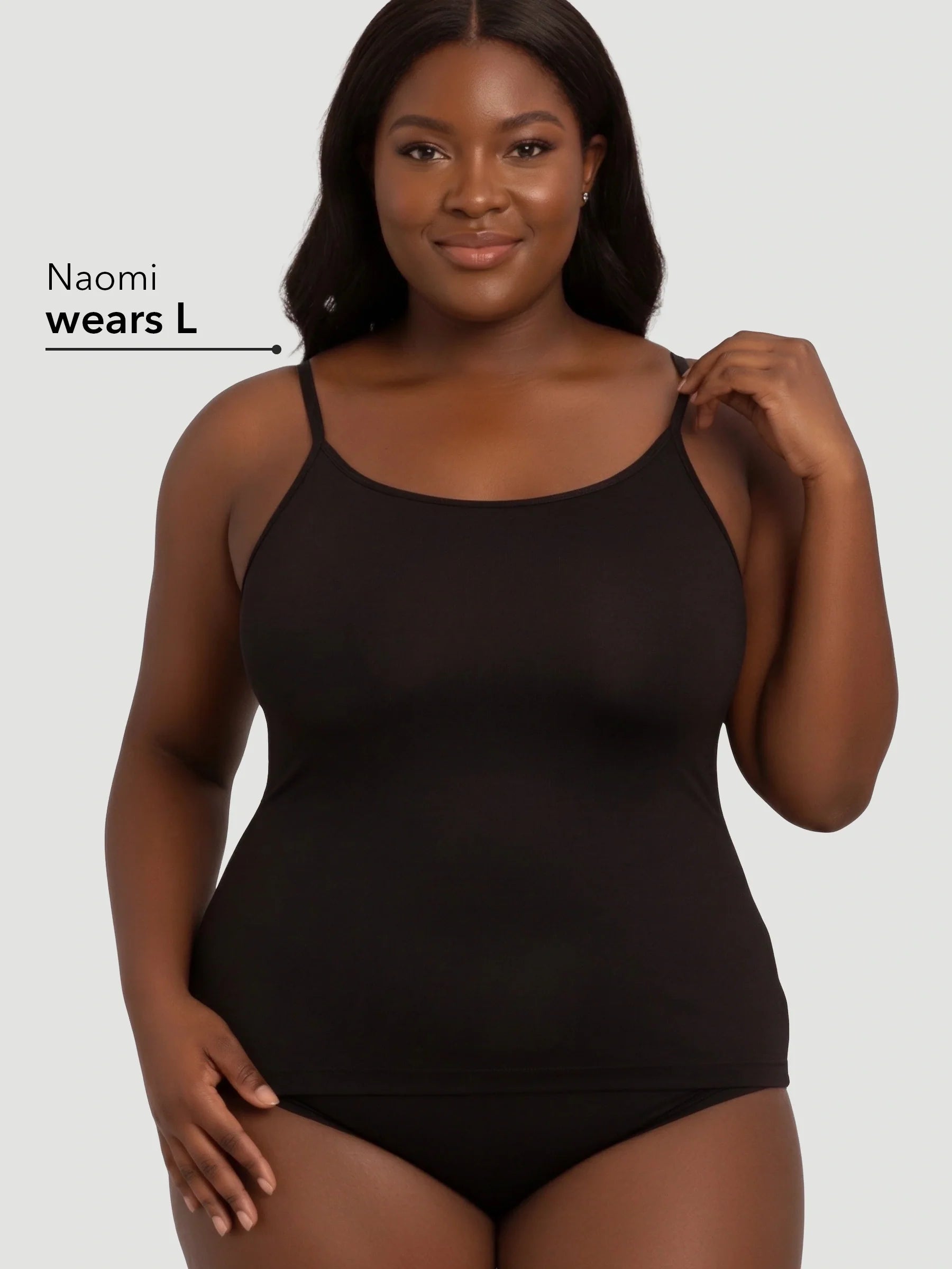 Seamless Shaping Scoop Neck Daily Cami Top