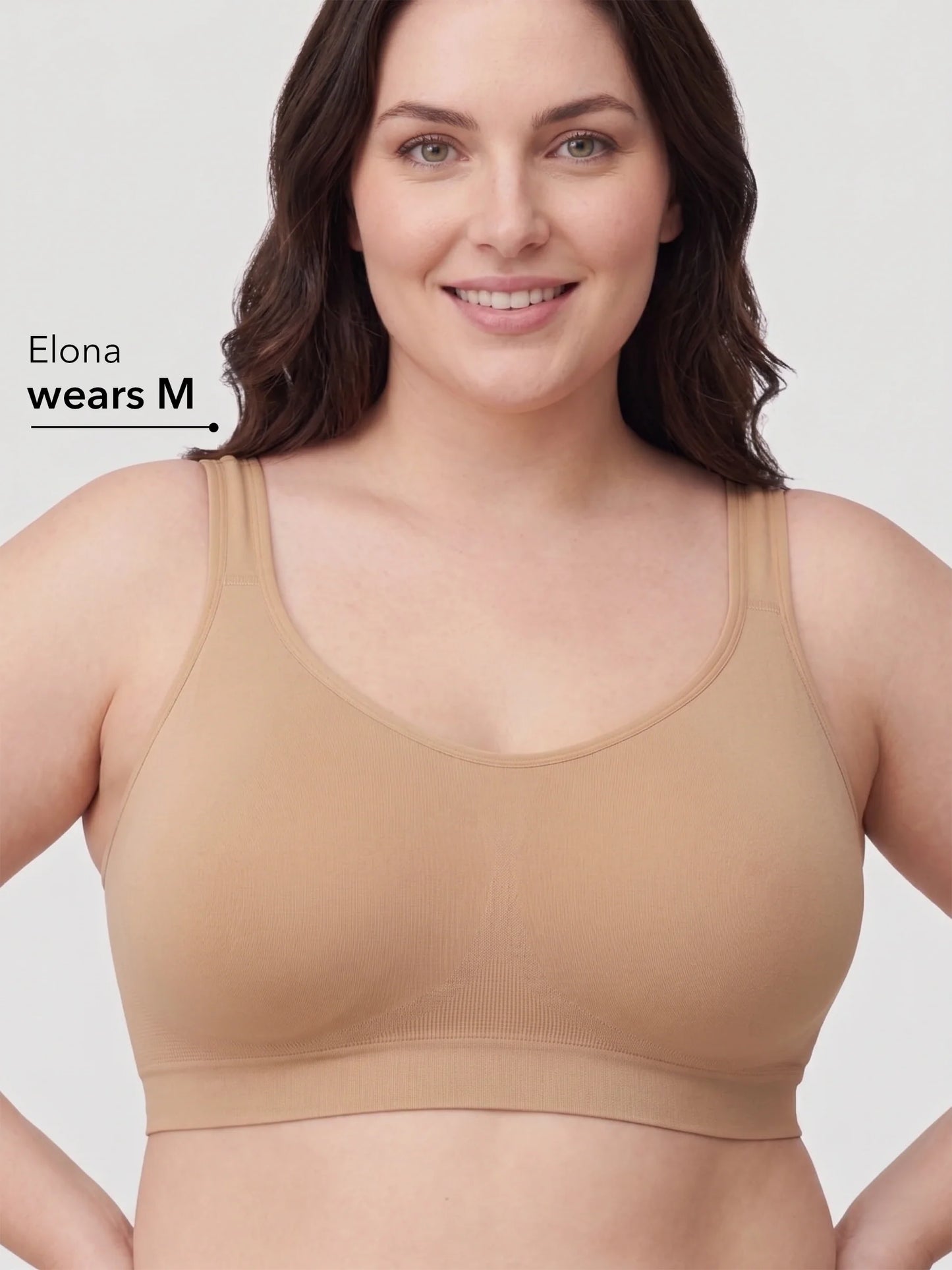 Daily Comfort Throw-on Wirefree Bra (A-FF Cup)