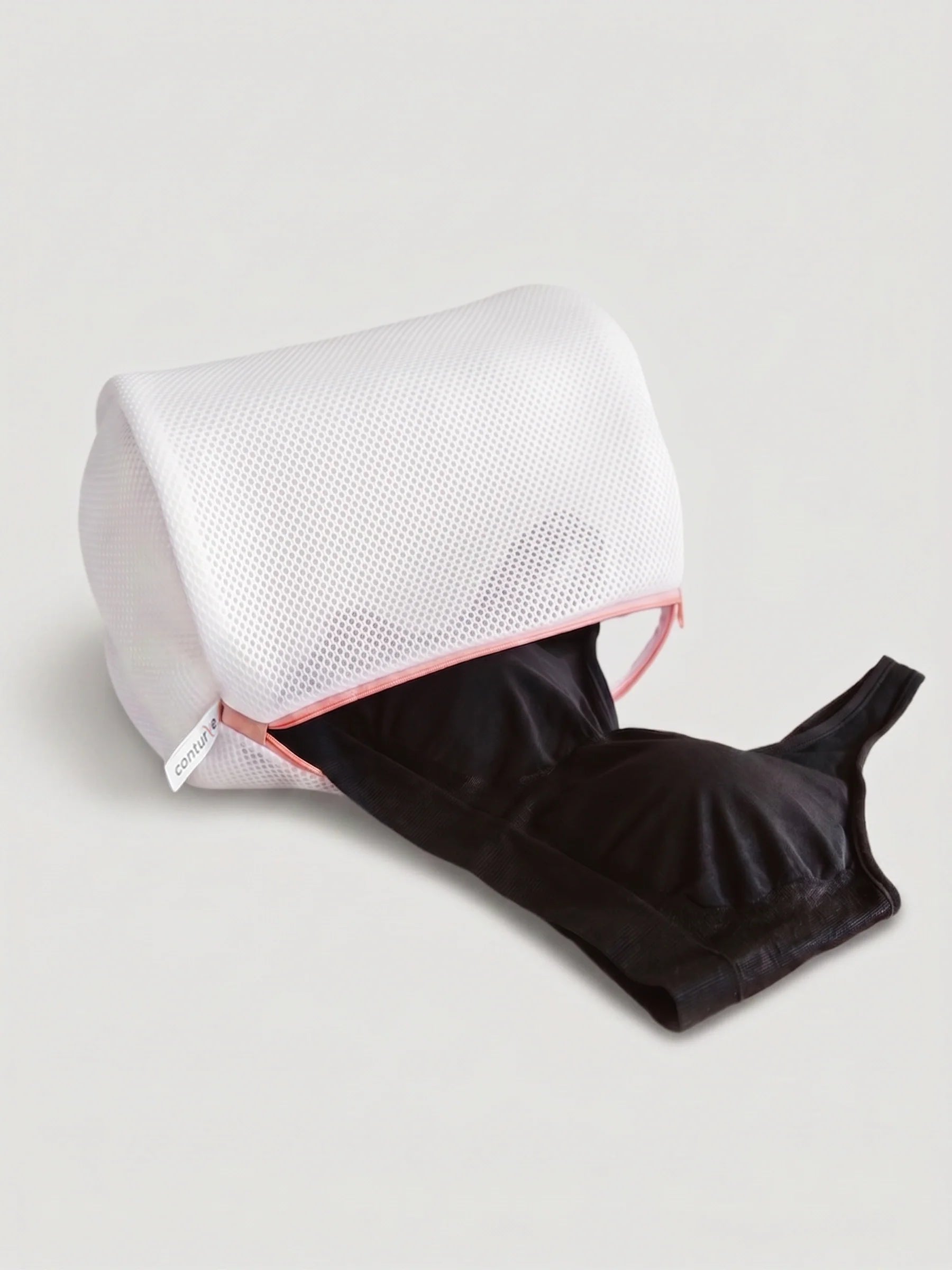 White Mesh Wash Bag