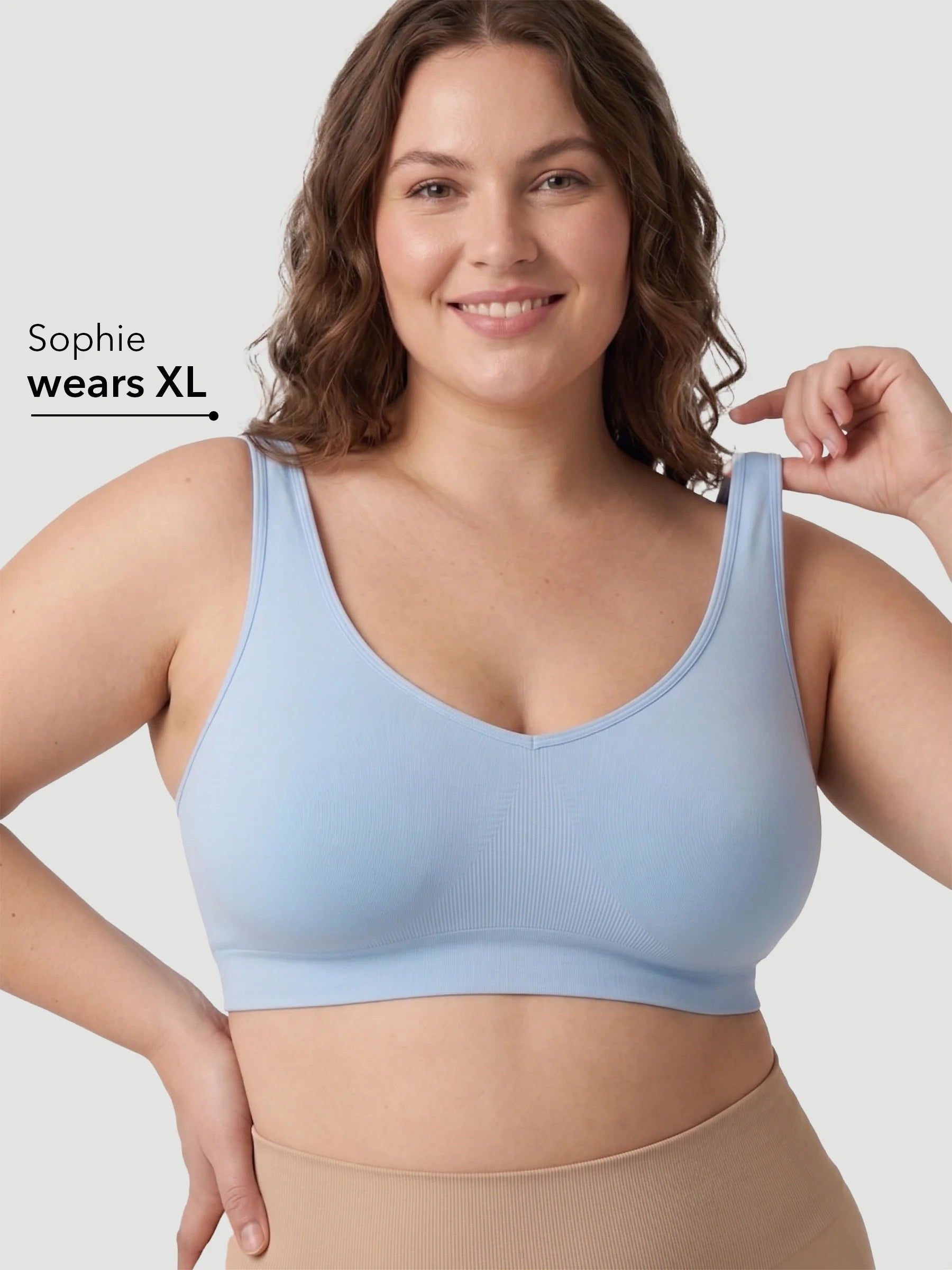 SPECIAL OFFER: Daily Comfort Throw-on Wirefree Bra (A-FF Cup) 80% OFF