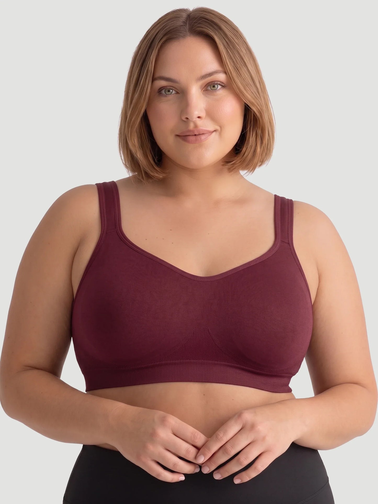 Adjustable Wire Free Shaper Bra (Cups A-FF) + FREE Bra Extender