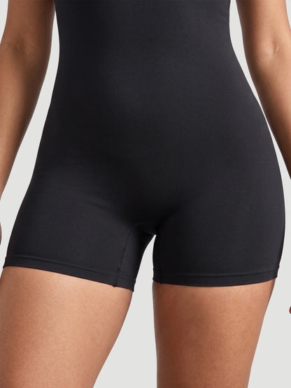 Open Bust Bodysuit Shaping Shorts