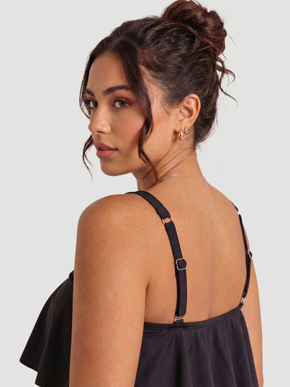 Ruffled Bikini Top