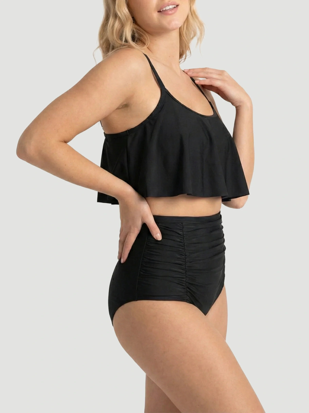 Ruffled Bikini Top