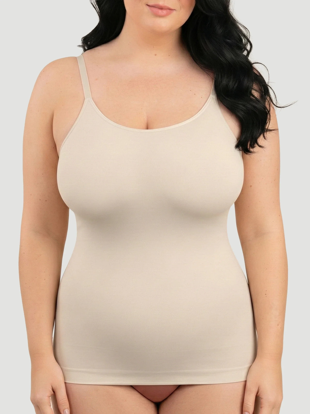 Seamless Shaping Scoop Neck Daily Cami Top