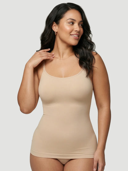 Seamless Shaping Scoop Neck Daily Cami Top