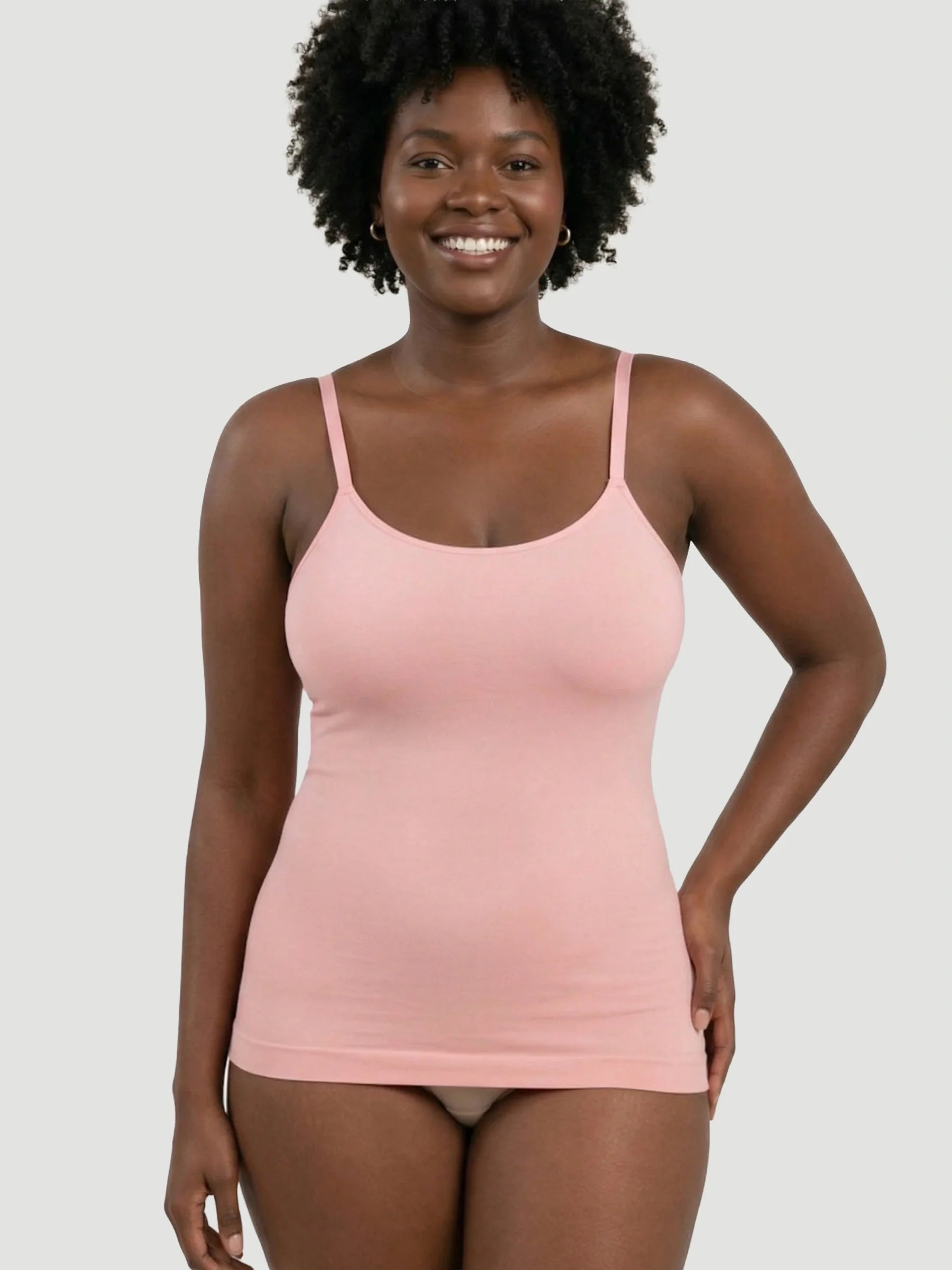 Seamless Shaping Scoop Neck Daily Cami Top